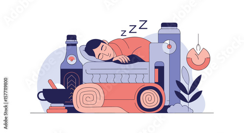 Achieving restful sleep through natural remedies and relaxation techniques for better health