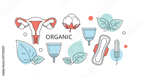 Eco friendly sustainable menstrual products for women health and wellness