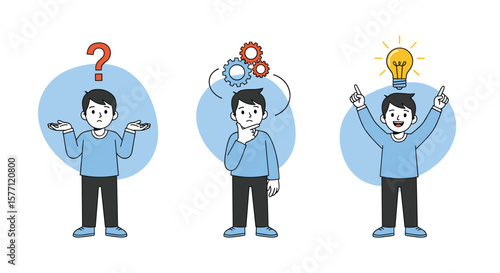 Problem solving stages understanding thinking developing solutions achieving success ideas