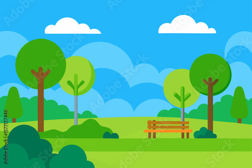 Sunrise over Cloud-Filled Valley Vector Scene