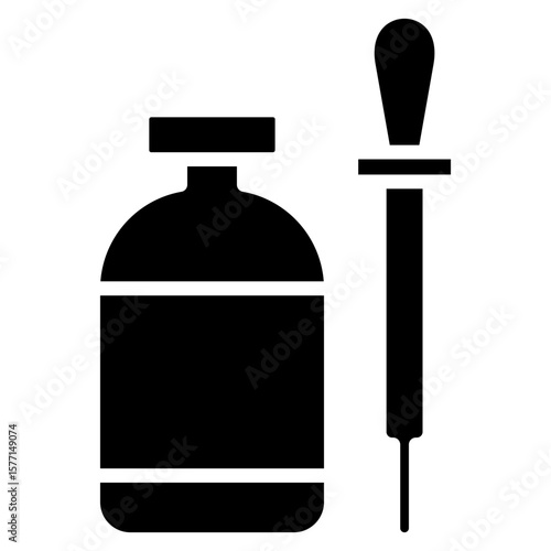 Dropper Glyph Icon
