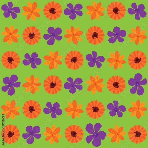 Wallpaper Mural Florar Vektor. Abstract Floral Background Design with Artistic Botanical Elements Torontodigital.ca
