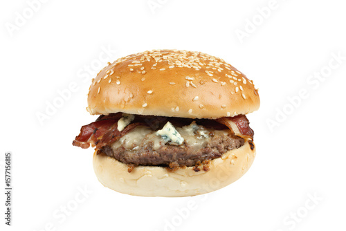 Wallpaper Mural a hamburger with bacon and cheese on a bun Torontodigital.ca