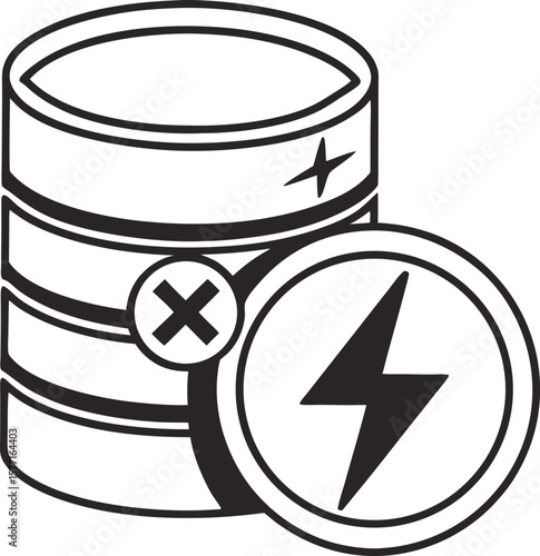 Here's a single sentence for naming an image of an oil barrel:

Barrel of oil icon set: a vector illustration symbolizing gas and energy design for web