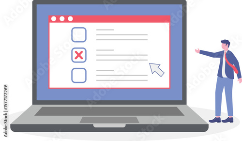 Online ADHD test to examine attention deficit syndrome.

