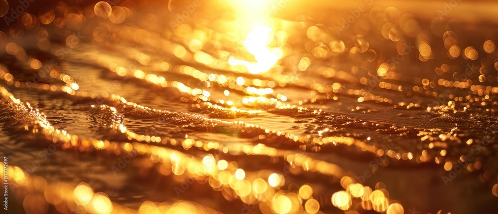 Sunset warm temperatures hot sunlight shine on water surface beach sand sea ocean light reflection. Sunset warm temperatures hot sunlight shine on water surface beach sand sea ocean light reflection.