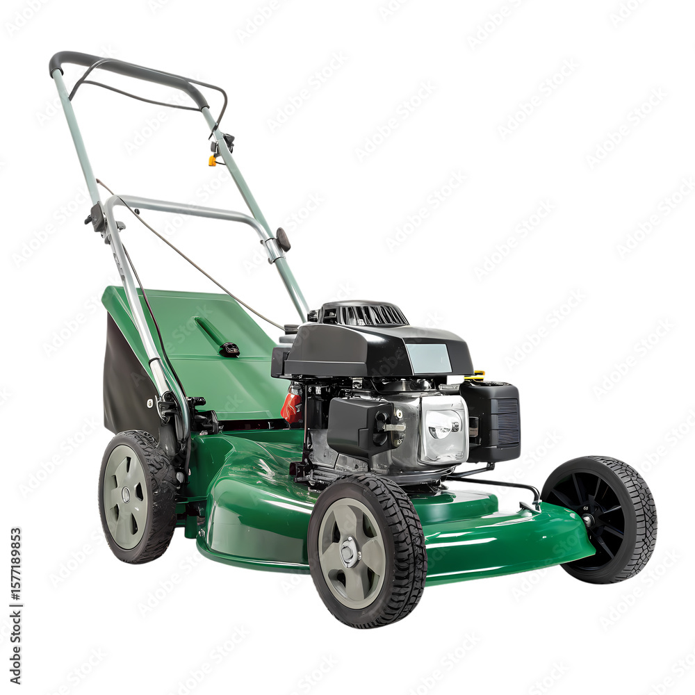Powerful Green Lawn Mower: Perfect for a Pristine Yard Powerful Green Lawn Mower: Perfect for a Pristine Yard