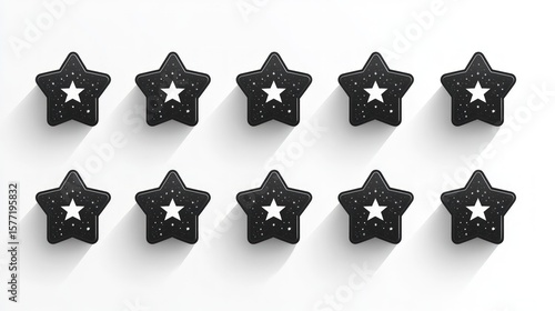 Star rating graphic design