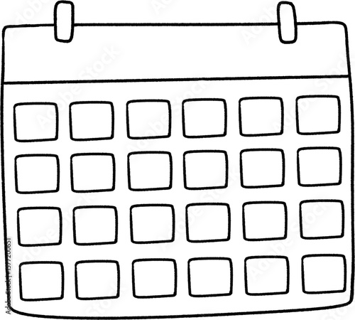 calendar icons set