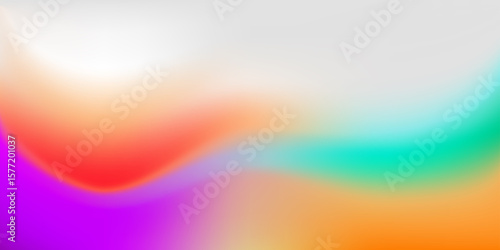 Vibrant Abstract Gradient Background with Colorful Fluid Flow Design