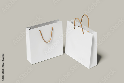 Paper bag mockup