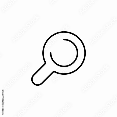 magnify glass search icon sign vector