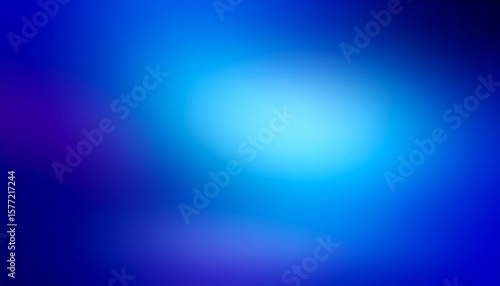 the image features a gradient of blue hues, blending from light cyan at the center to a deeper cobalt blue towards the bottom and top edges