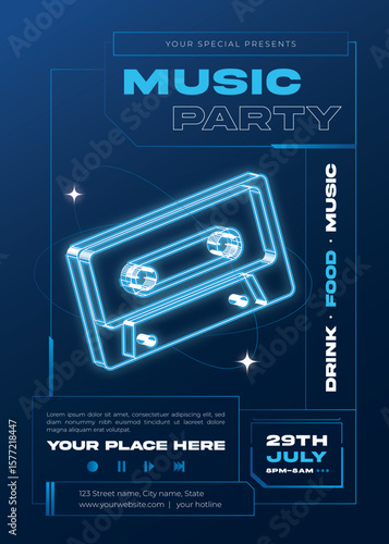 Music Party Flyer