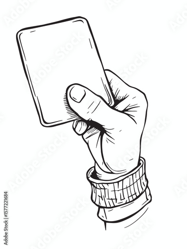 Hand holding up yellow 