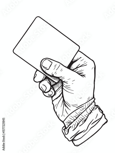 Hand holding up yellow 