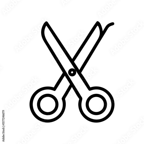 Scissors Icon for Creativity and Crafting Topics