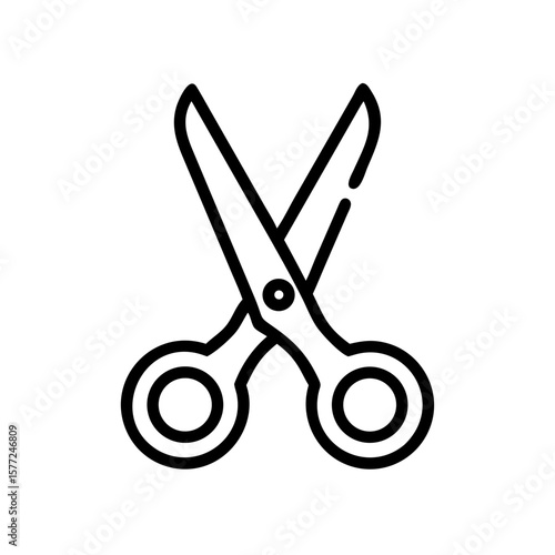 Scissors Icon for Creativity and Crafting Topics