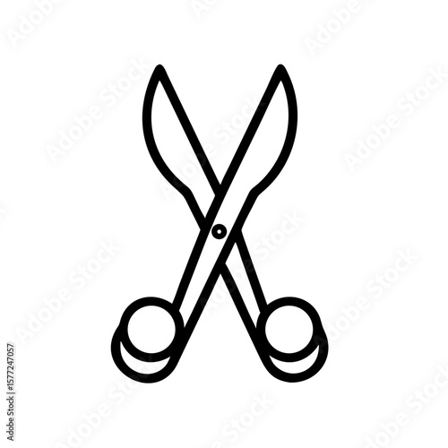 Scissors Icon for Creativity and Crafting Topics
