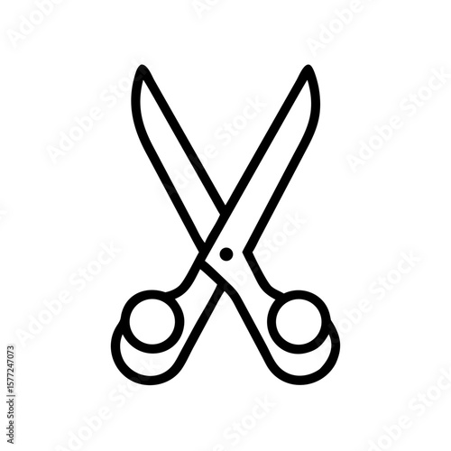 Scissors Icon for Creativity and Crafting Topics