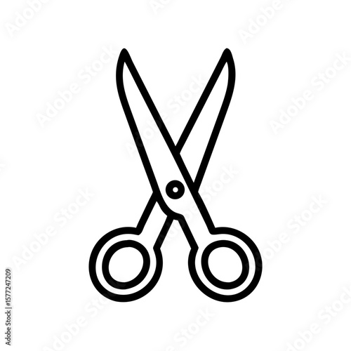 Scissors Icon for Creativity and Crafting Topics