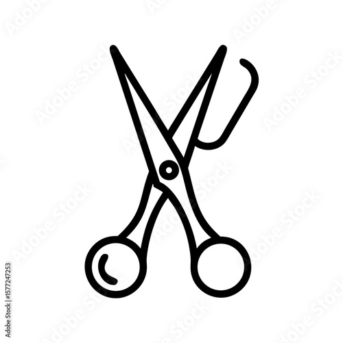 Scissors Icon for Creativity and Crafting Topics