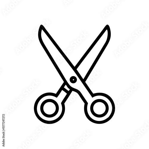 Scissors Icon for Creativity and Crafting Topics