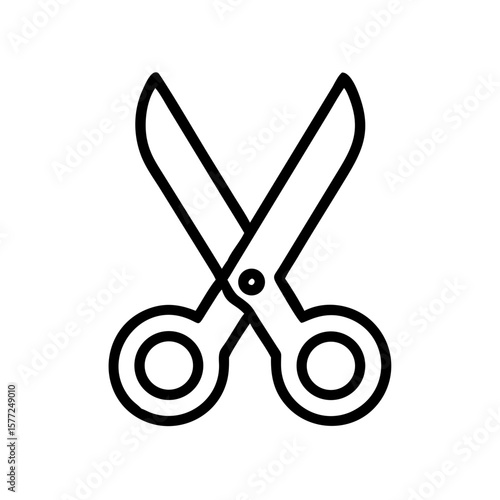 Scissors Icon for Creativity and Crafting Topics