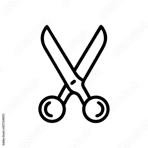 Scissors Icon for Creativity and Crafting Topics