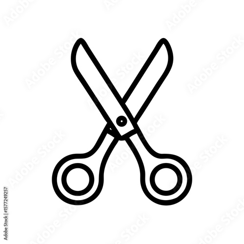Scissors Icon for Creativity and Crafting Topics