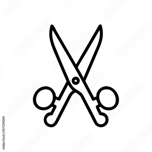 Scissors Icon for Creativity and Crafting Topics