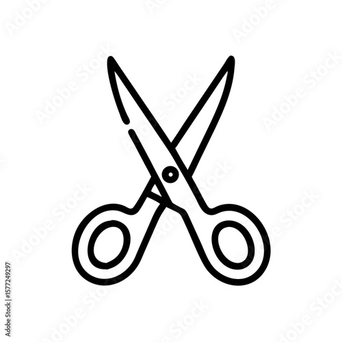 Scissors Icon for Creativity and Crafting Topics