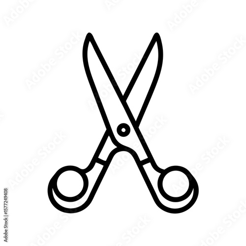 Scissors Icon for Creativity and Crafting Topics