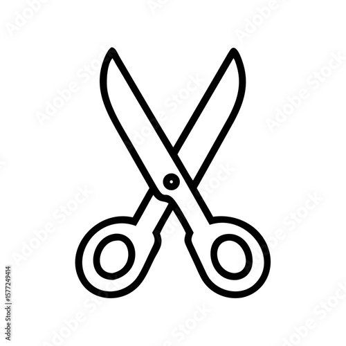 Scissors Icon for Creativity and Crafting Topics