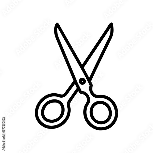 Scissors Icon for Creativity and Crafting Topics