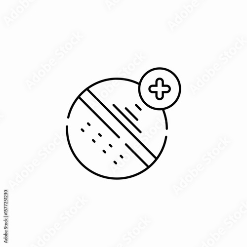 medical tablet icon sign vector