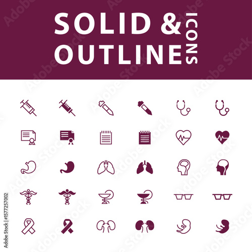 Solid & outline Icons6
