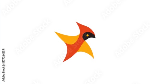 Free Download Abstract bird logo design - GFXLoad