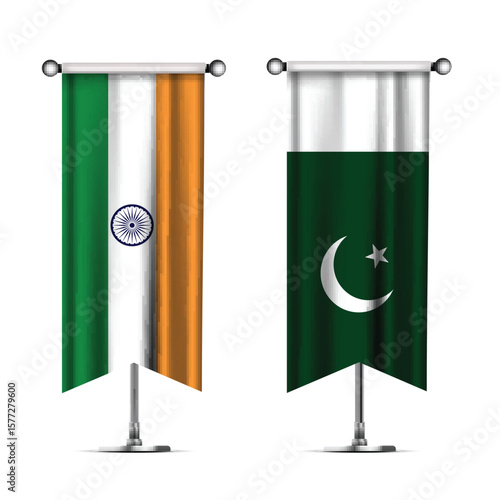 National Design Featuring India and Pakistan Identity
