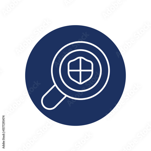 Search icon vector