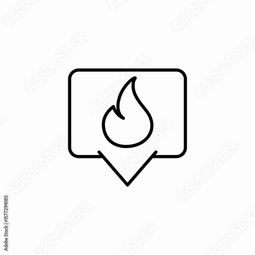 hot symbol icon sign vector