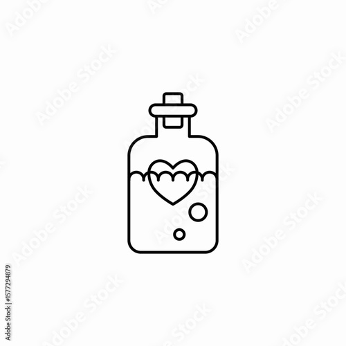 love elixir icon sign vector