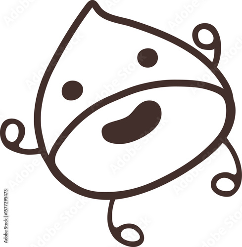 알밤캐릭터_선화_가을_추석_한가위