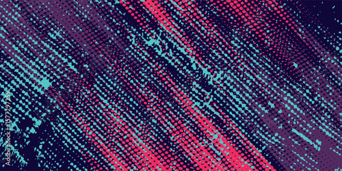 neon background brush game blue pink purple banner abstract paint stain vintage modern car wrap sticker, vector.