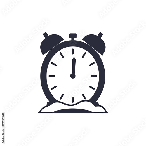 black alarm clock