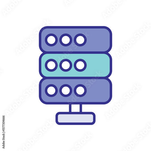 Database icon vector
