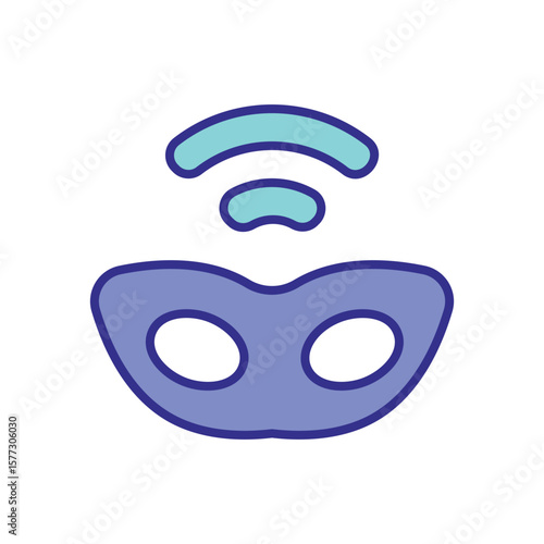 Incognito icon vector