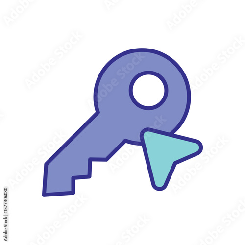 Set Password icon vector