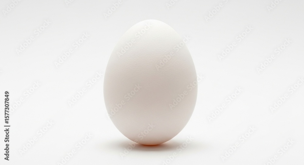 White egg isolated on white background fresh natural chicken egg with shell for healthy breakfast and protein ingredient White egg isolated on white background fresh natural chicken egg with shell for healthy breakfast and protein ingredient