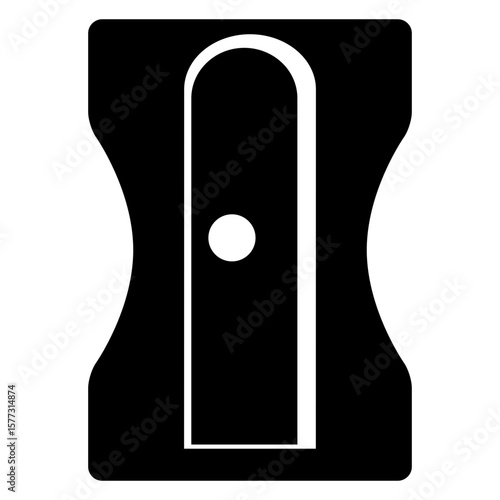 Icono silueta de sacapuntas